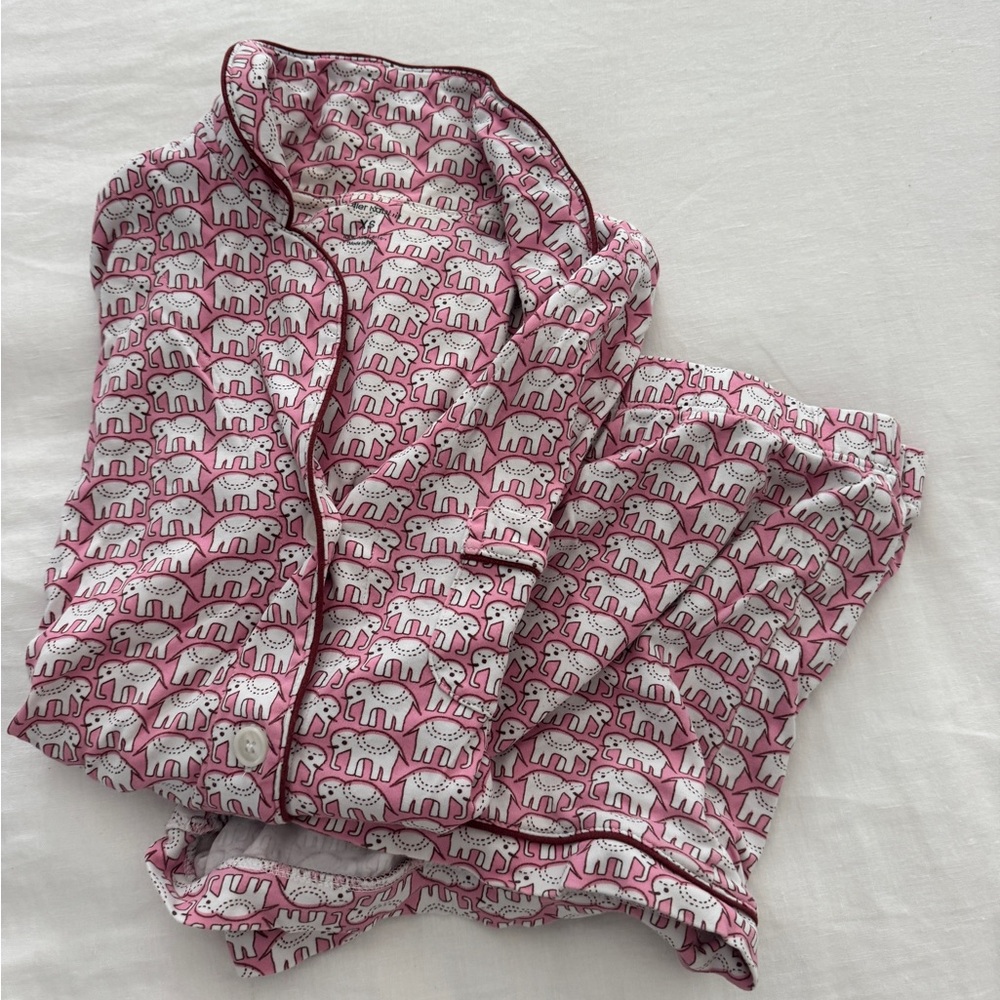 Roller Rabbit Pink Hathi Pajamas
